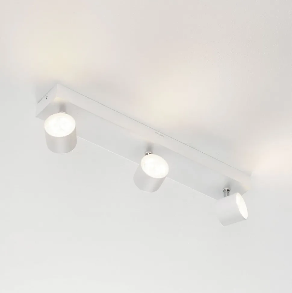 3 lyskilder LED spot Star, warmglow, hvit