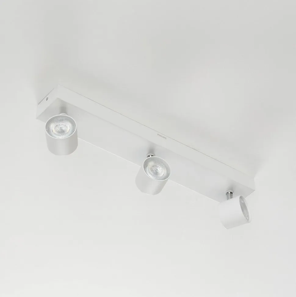 3 lyskilder LED spot Star, warmglow, hvit