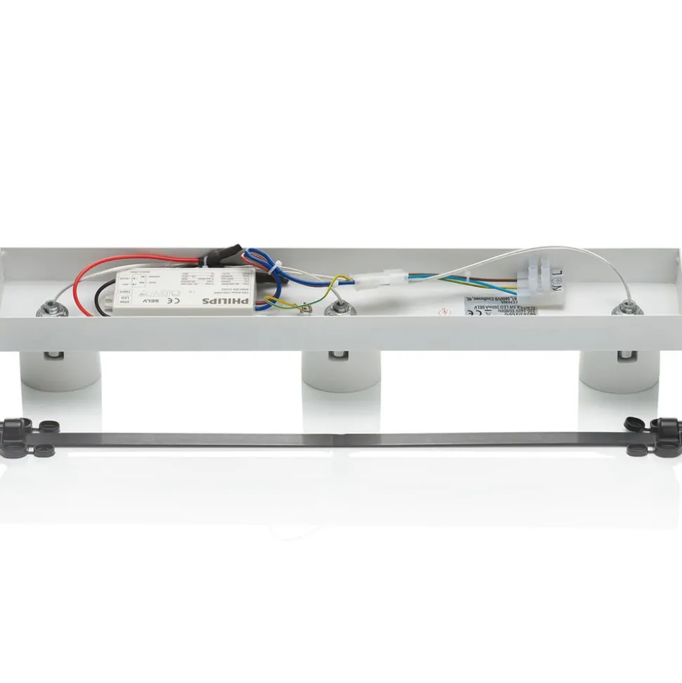 3 lyskilder LED spot Star, warmglow, hvit