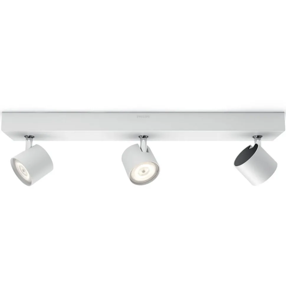 3 lyskilder LED spot Star, warmglow, hvit