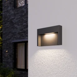 3 W LED-vegglampe Mitja, IP65