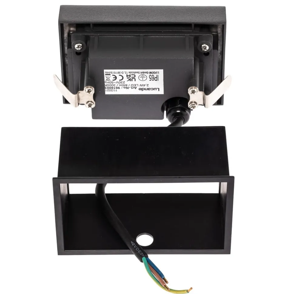 3 W LED-vegglampe Mitja, IP65