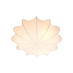 Aeron taklampe, tekstil, hvit, diameter 60 cm