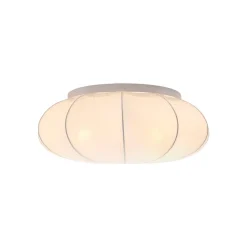 Aeron taklampe, tekstil, hvit, diameter 60 cm