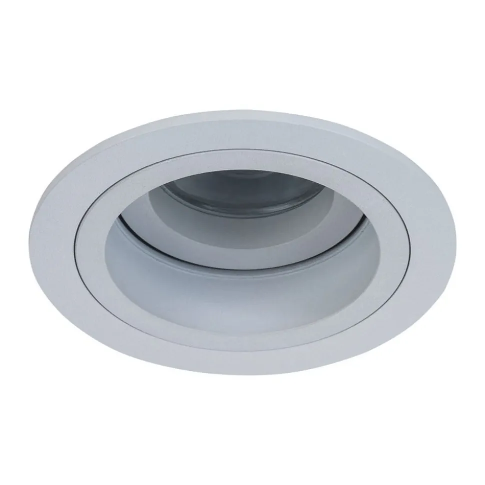 Akron innfellingslampe, justerbar, rund, hvit