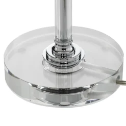 Ancilla - krom LED-bordlampe med dimmer