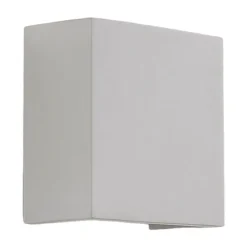 Anneke - firkantet LED-vegglampe i gips