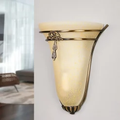 Antikk virkende vegglampe ASCANA