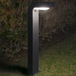 Antrasittfarget gatelampe KLAMP