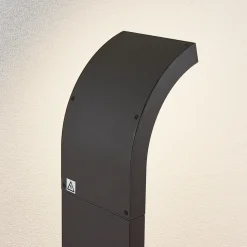 Arcchio Advik LED-veilampe, 100 cm, antrasitt, sensor, IP54