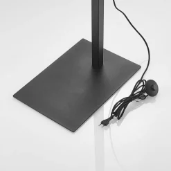 Arcchio buelampe Mossa, 200 cm, svart-gull, tekstil