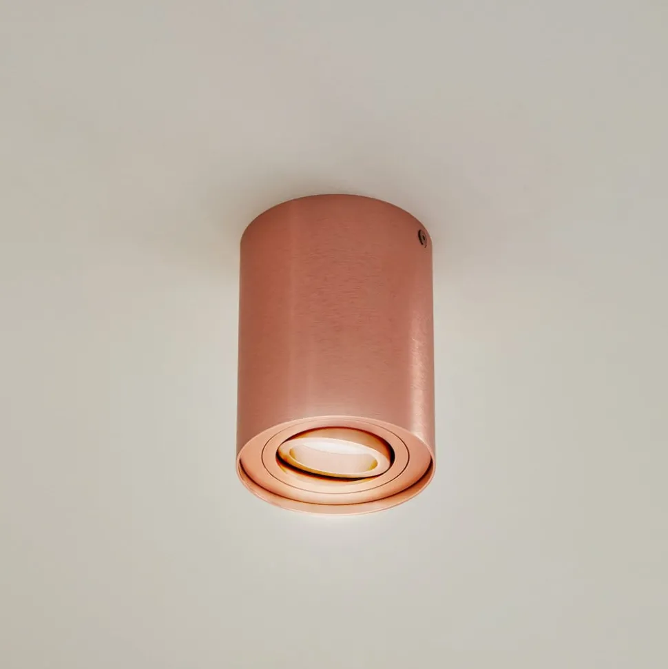 Arcchio downlight Jolina, rund, kobber, 13 cm, metall