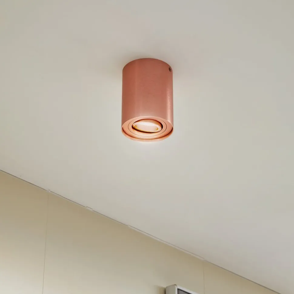 Arcchio downlight Jolina, rund, kobber, 13 cm, metall