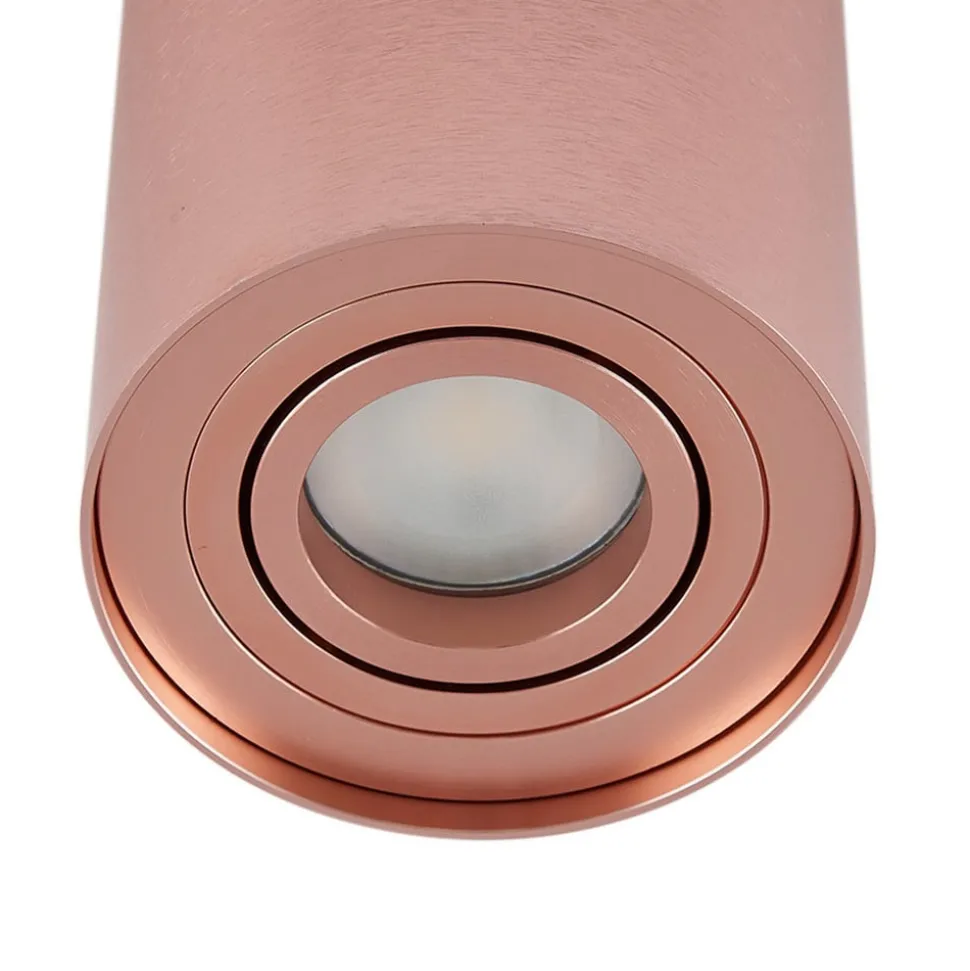 Arcchio downlight Jolina, rund, kobber, 13 cm, metall