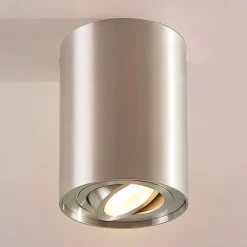 Arcchio downlight Jolina, rund, grå, 13 cm, metall