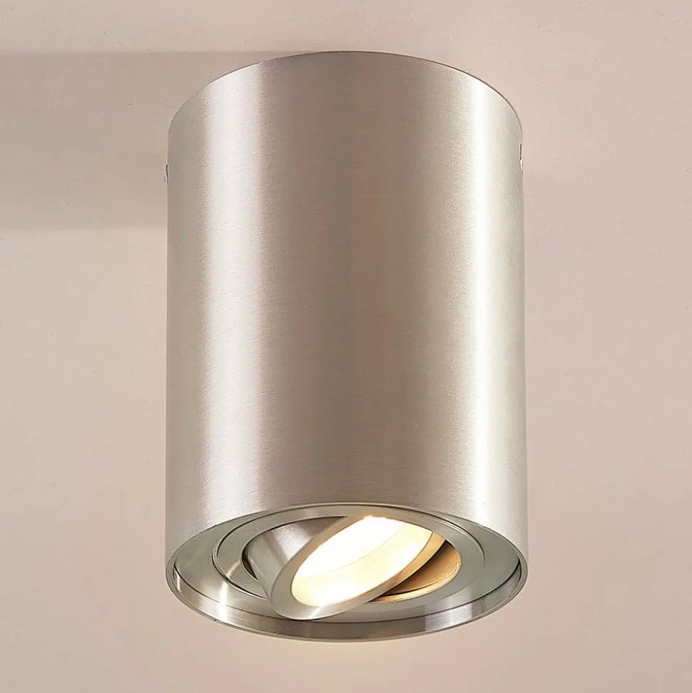 Arcchio downlight Jolina, rund, grå, 13 cm, metall