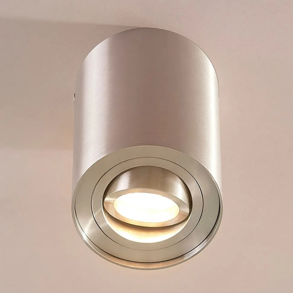 Arcchio downlight Jolina, rund, grå, 13 cm, metall