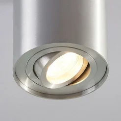 Arcchio downlight Jolina, rund, grå, 13 cm, metall