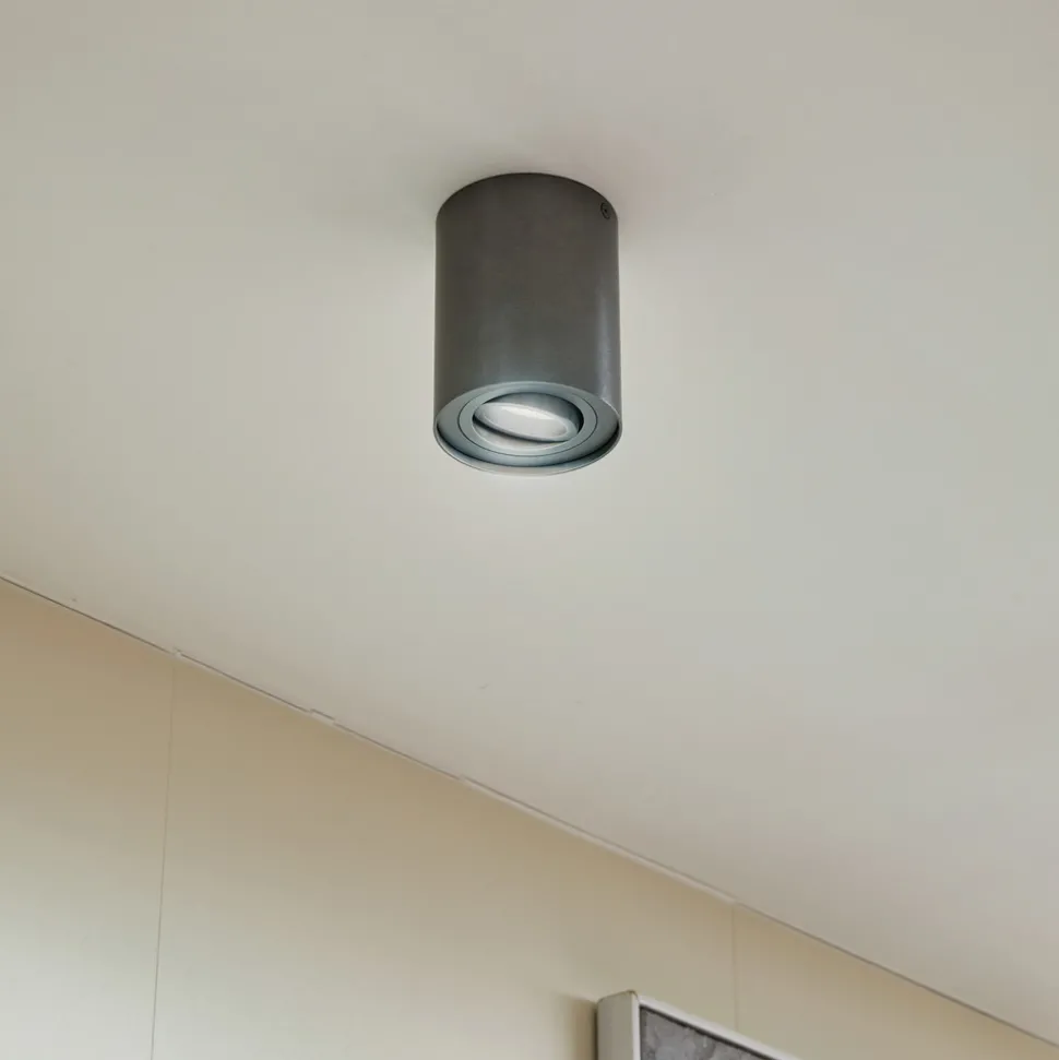 Arcchio downlight Jolina, rund, gunmetal, 13 cm, metall