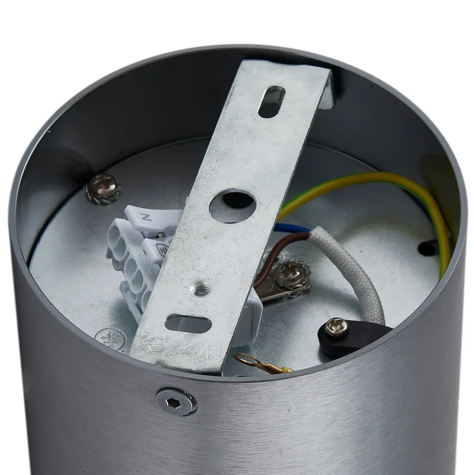 Arcchio downlight Jolina, rund, gunmetal, 13 cm, metall