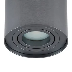 Arcchio downlight Jolina, rund, gunmetal, 13 cm, metall