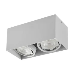 Arcchio downlight Mabel, 2 lyskilder, 27 cm, hvit, GU10