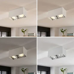 Arcchio downlight Mabel, 2 lyskilder, 27 cm, hvit, GU10