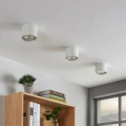 Arcchio downlight Mabel, Ø 12 cm, hvit, metall, GU10