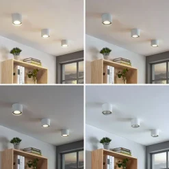 Arcchio downlight Mabel, Ø 12 cm, hvit, metall, GU10