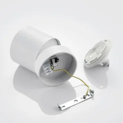 Arcchio downlight Mabel, Ø12cm, hvit, justerbar, GU10