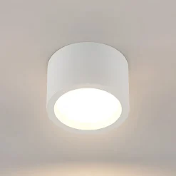 Arcchio downlight Nieva, GX53, hvit, rund, Ø 10cm, metall