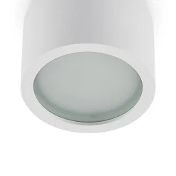 Arcchio downlight Nieva, GX53, hvit, rund, Ø 10cm, metall