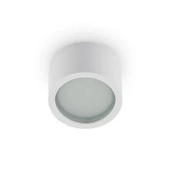 Arcchio downlight Nieva, GX53, hvit, rund, Ø 10cm, metall