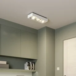 Arcchio downlight Ronka, 50 cm, 3 lyskilder, hvit, GU10