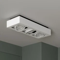 Arcchio downlight Ronka, 50 cm, 3 lyskilder, hvit, GU10