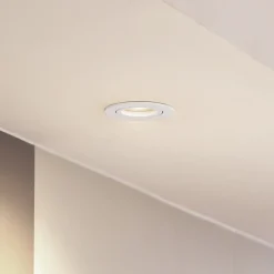 Arcchio downlight Zyron, hvit, Ø 8,2 cm