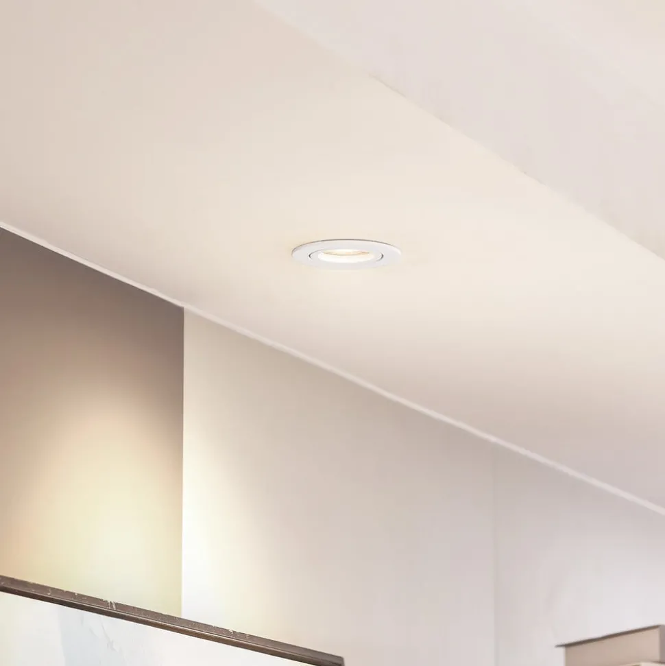 Arcchio downlight Zyron, hvit, Ø 8,2 cm