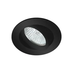 Arcchio downlight Zyron, svart, Ø 8,2 cm