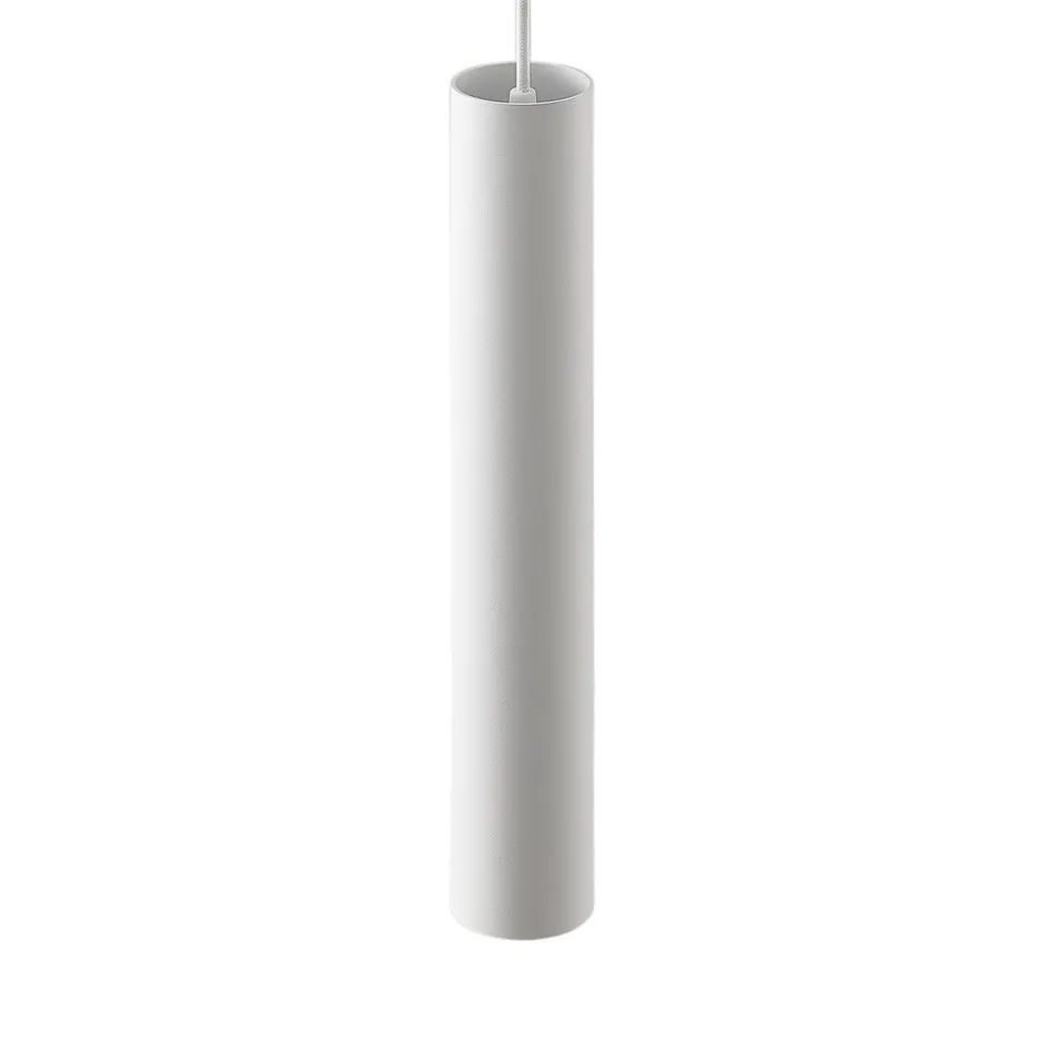 Arcchio Ejona pendellampe, høyde 35 cm, hvit, aluminium