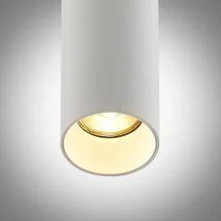 Arcchio Ejona pendellampe, høyde 15 cm, hvit, aluminium