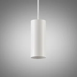 Arcchio Ejona pendellampe, høyde 15 cm, hvit, aluminium