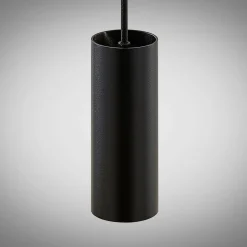 Arcchio Ejona pendellampe, høyde 15 cm, svart, metall