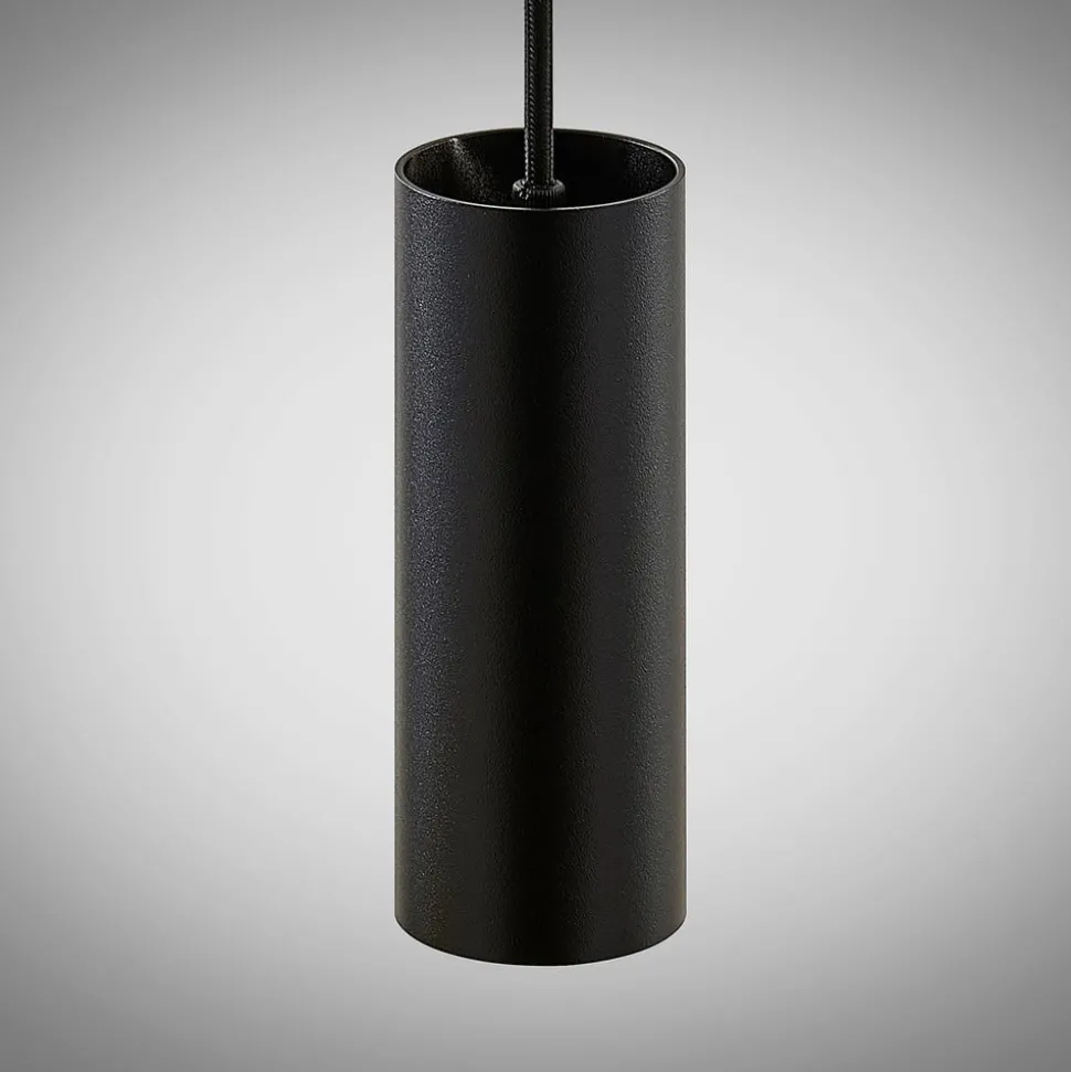 Arcchio Ejona pendellampe, høyde 15 cm, svart, metall