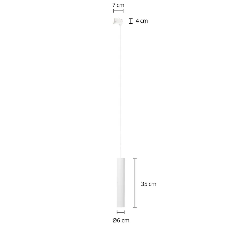 Arcchio Ejona skinnependel hvit GU10 6/35cm