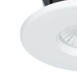 Arcchio Elmon LED-innfellingslampe, IP65, hvit