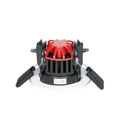 Arcchio Elmon LED-innfellingslampe, IP65, hvit