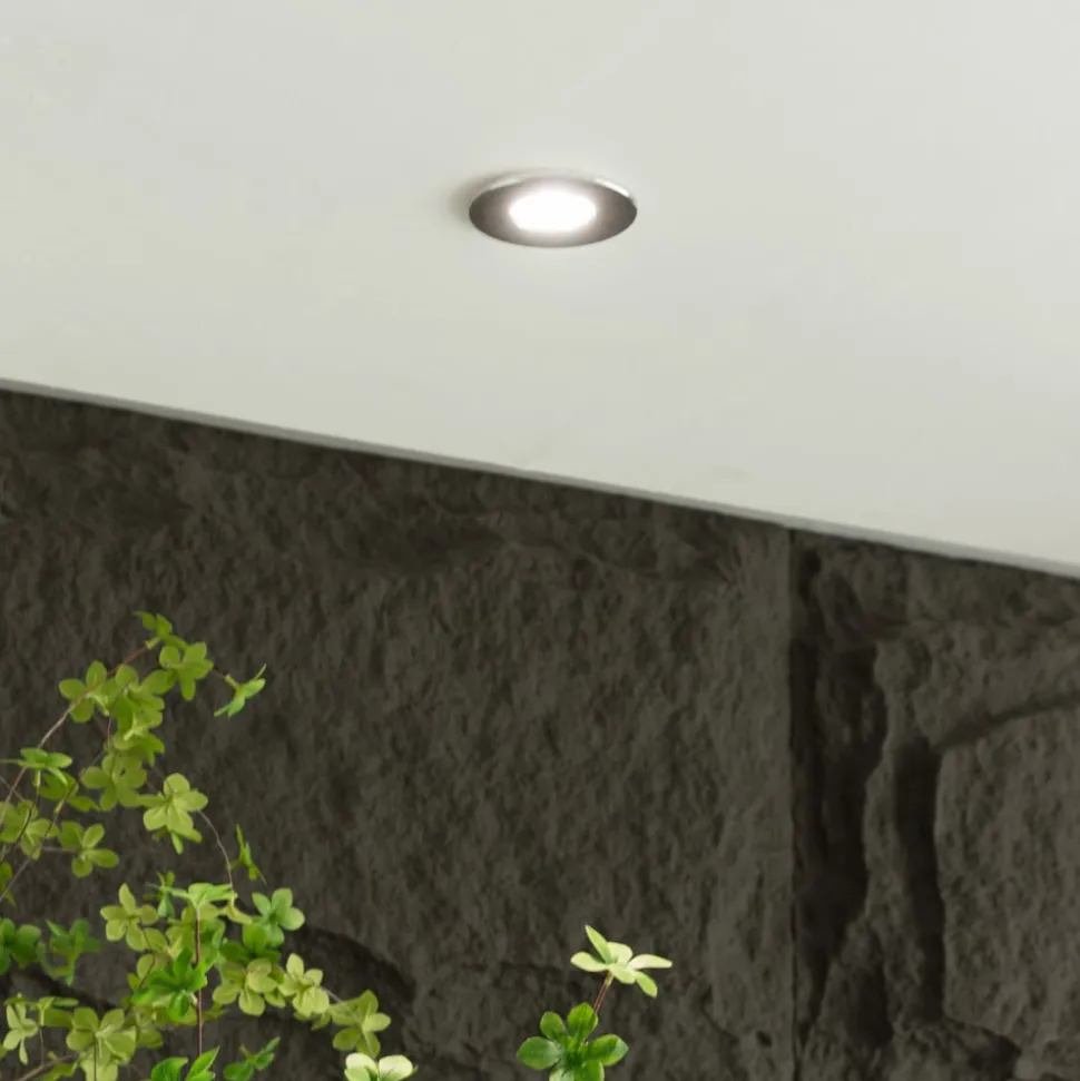 Arcchio Elmon LED-innfellingslampe, IP65, krom