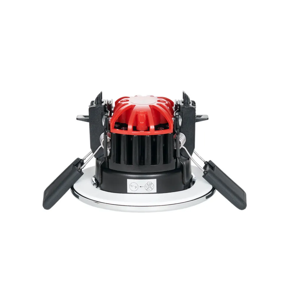 Arcchio Elmon LED-innfellingslampe, IP65, krom