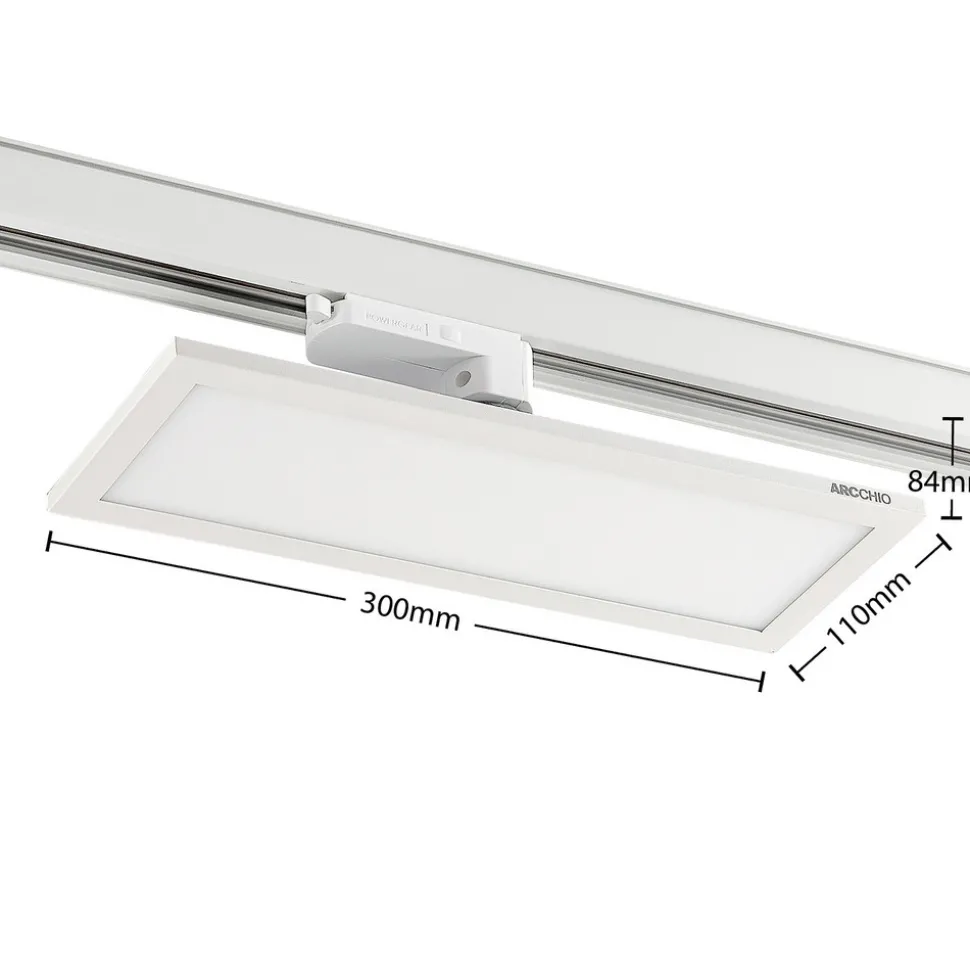 Arcchio Hairis LED-panel hvit 4000 K