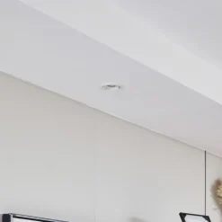 Arcchio Harcos LED-downlight, hvit, Ø 8 cm, 4 000K